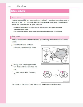 mazda bongo brawnyvan 2019- 2020 owners manual in english